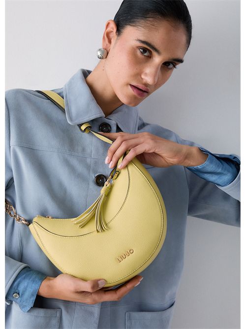 Borsa hobo media con charm LIU JO | AA6186E1012/40636